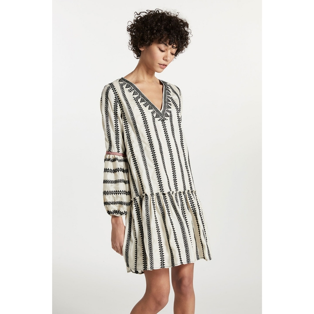 Lemlem Dahlia Silk Mini Dress